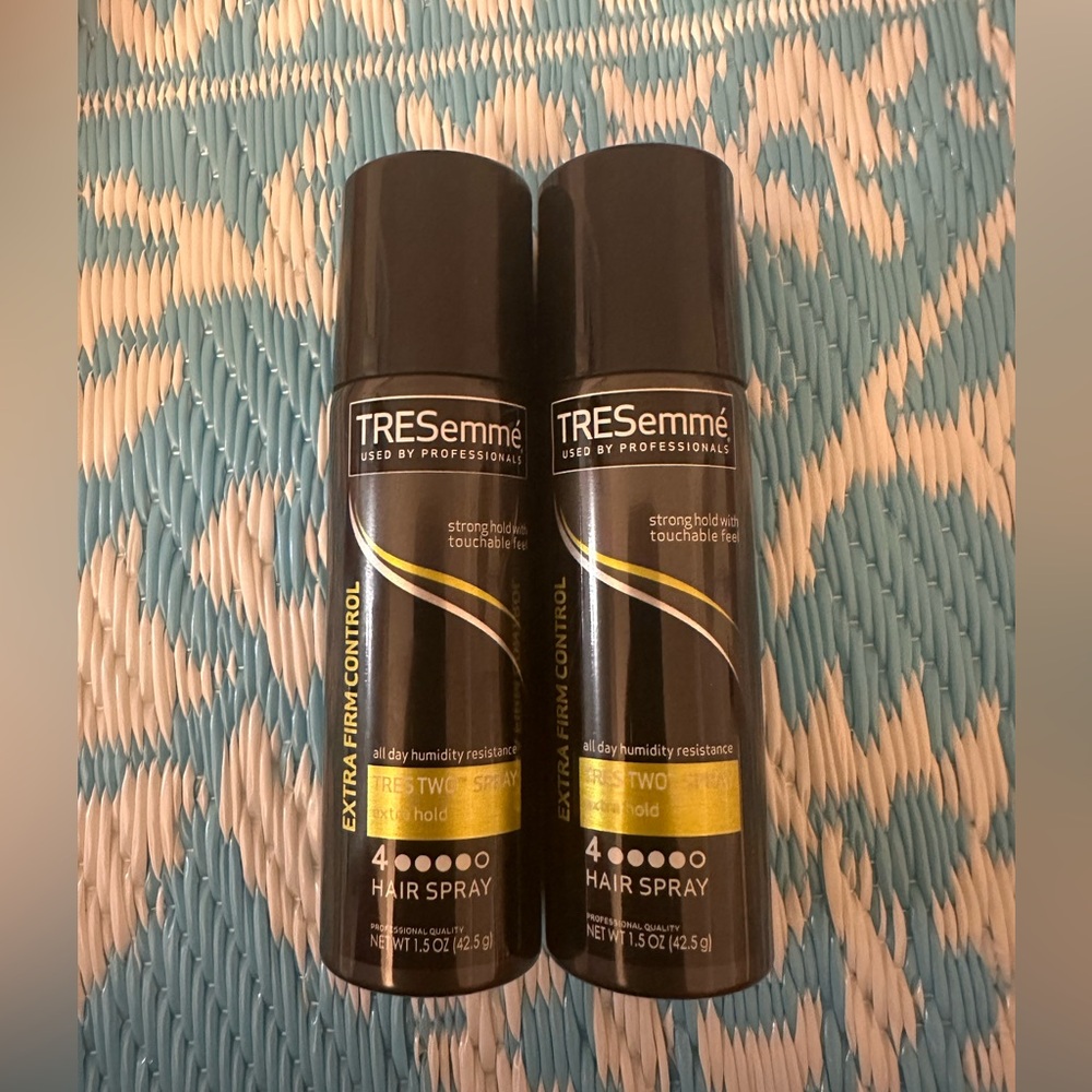 Brand new never opened tresemme hair spray. 
Both $8